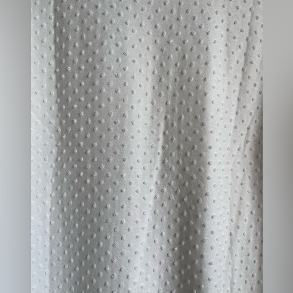 Last chance! NWT J. Crew Factory White Puff Sleeve Blouse with Relaxed Pleats - Picture 9 of 9